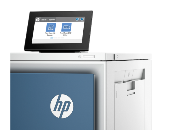 X55745dn_detail HP Color LaserJet Enterprise X55745dn
